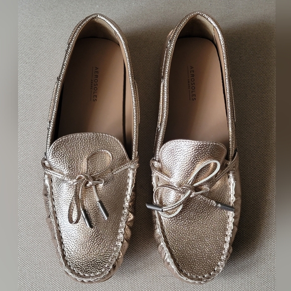 AEROSOLES Aware Boater Slip On Flats, Size 6 - Picture 3 of 8